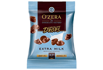 Конфета Шоколадные дропсы О Зера молочный КДВ