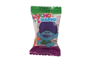 Конфета Жевательная резинка TROLLS дражированная