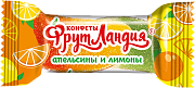 Конфета Фрутландия со вкусом апельсина и лимона